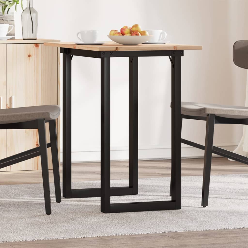 Coffee Table Solid Wood Pine And Steel