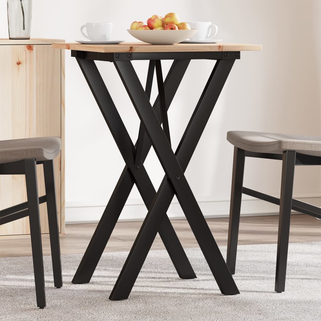 Coffee Table Solid Wood Pine And Steel