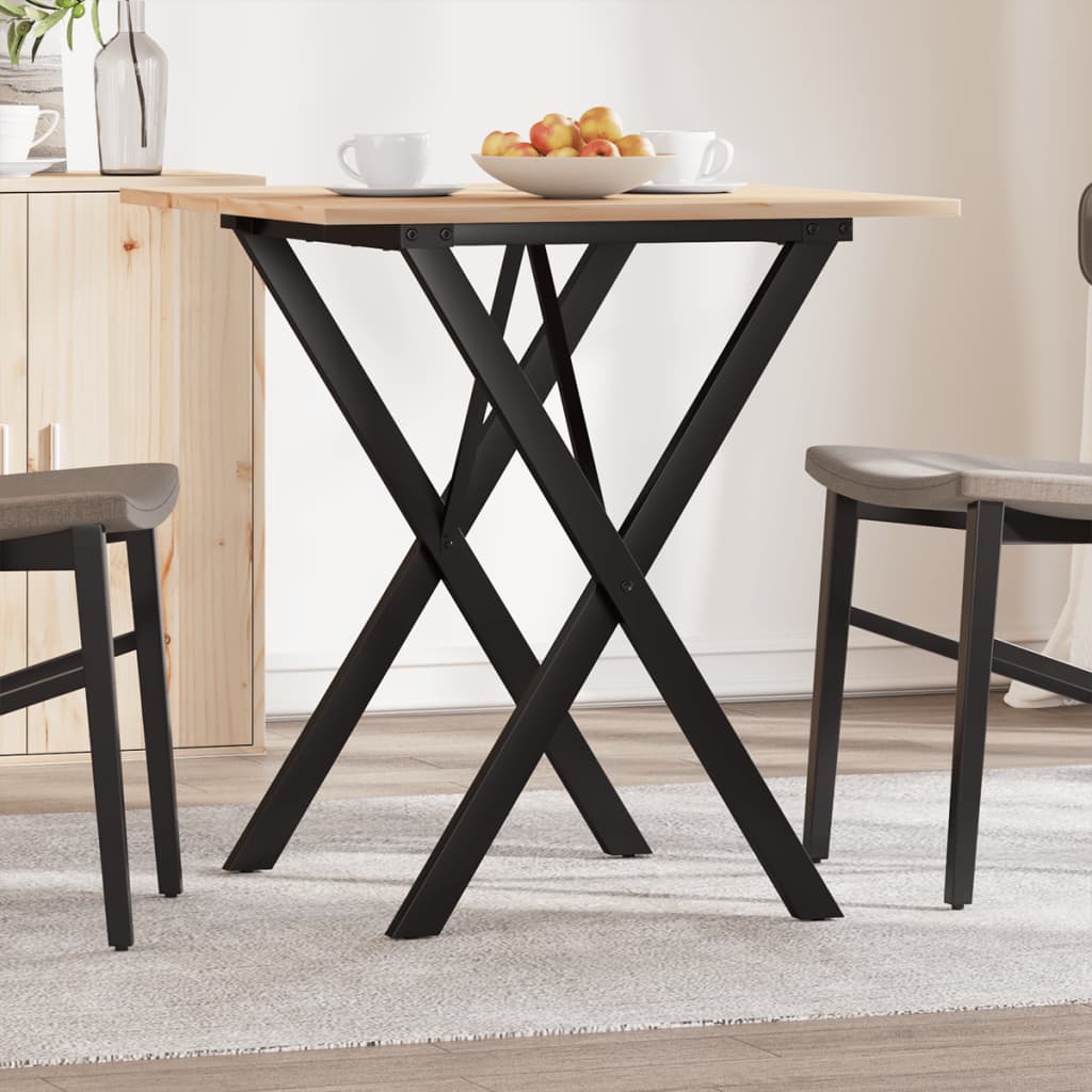 Coffee Table Solid Wood Pine And Steel