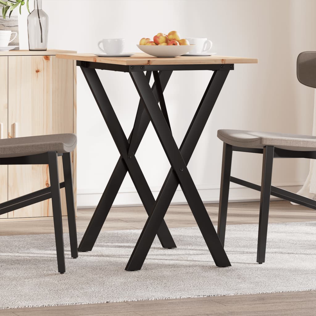 Coffee Table Solid Wood Pine And Steel