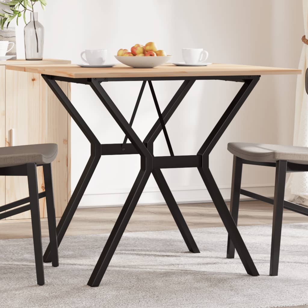 Coffee Table Solid Wood Pine And Steel