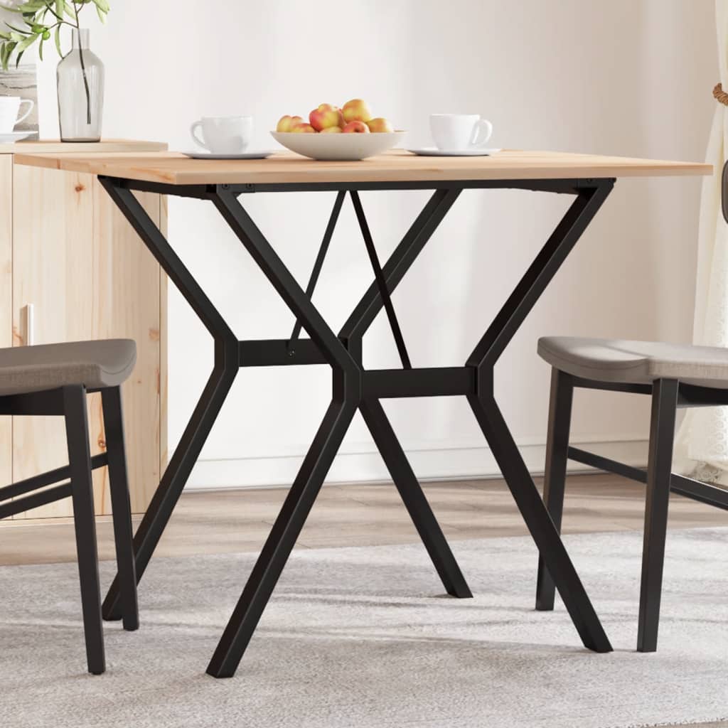 Coffee Table Solid Wood Pine And Steel