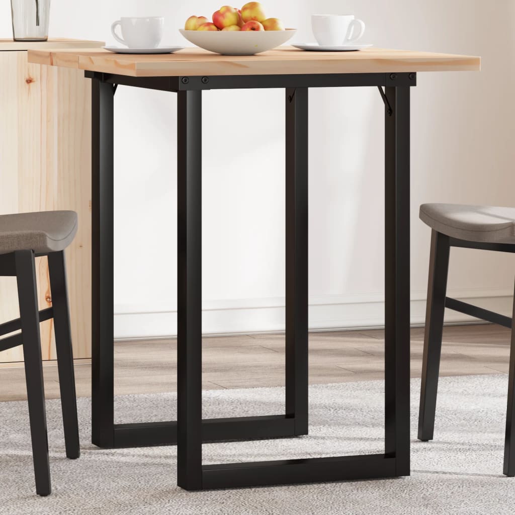 Coffee Table Solid Wood Pine And Steel