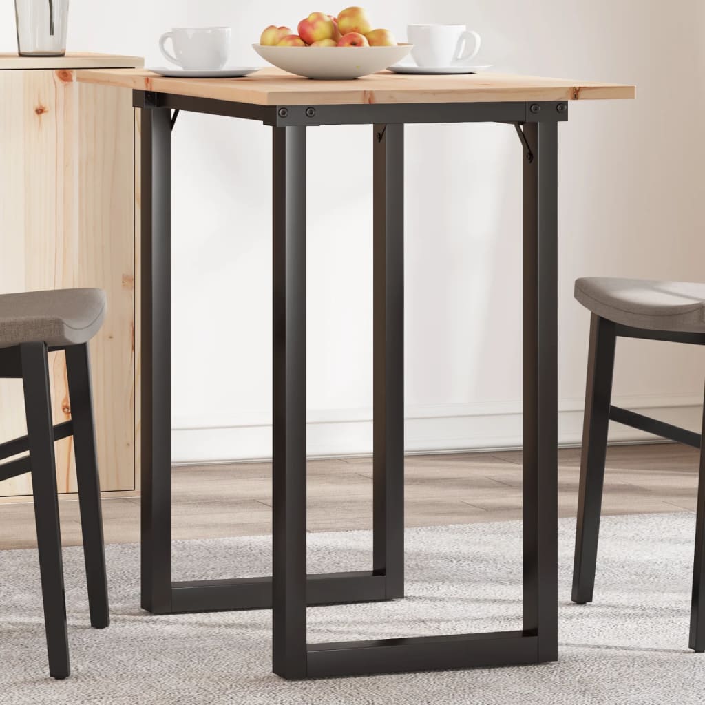 Coffee Table Solid Wood Pine And Steel