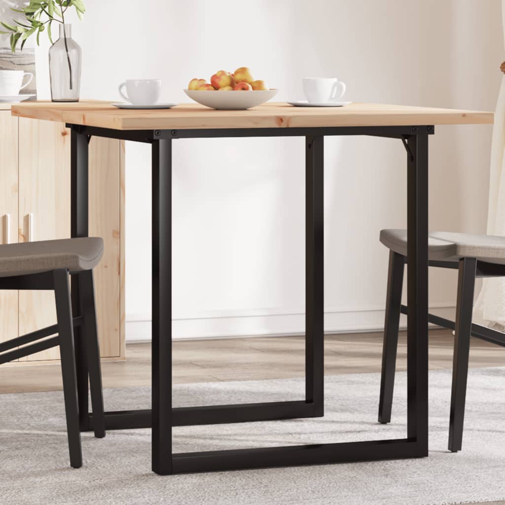 Coffee Table Solid Wood Pine And Steel