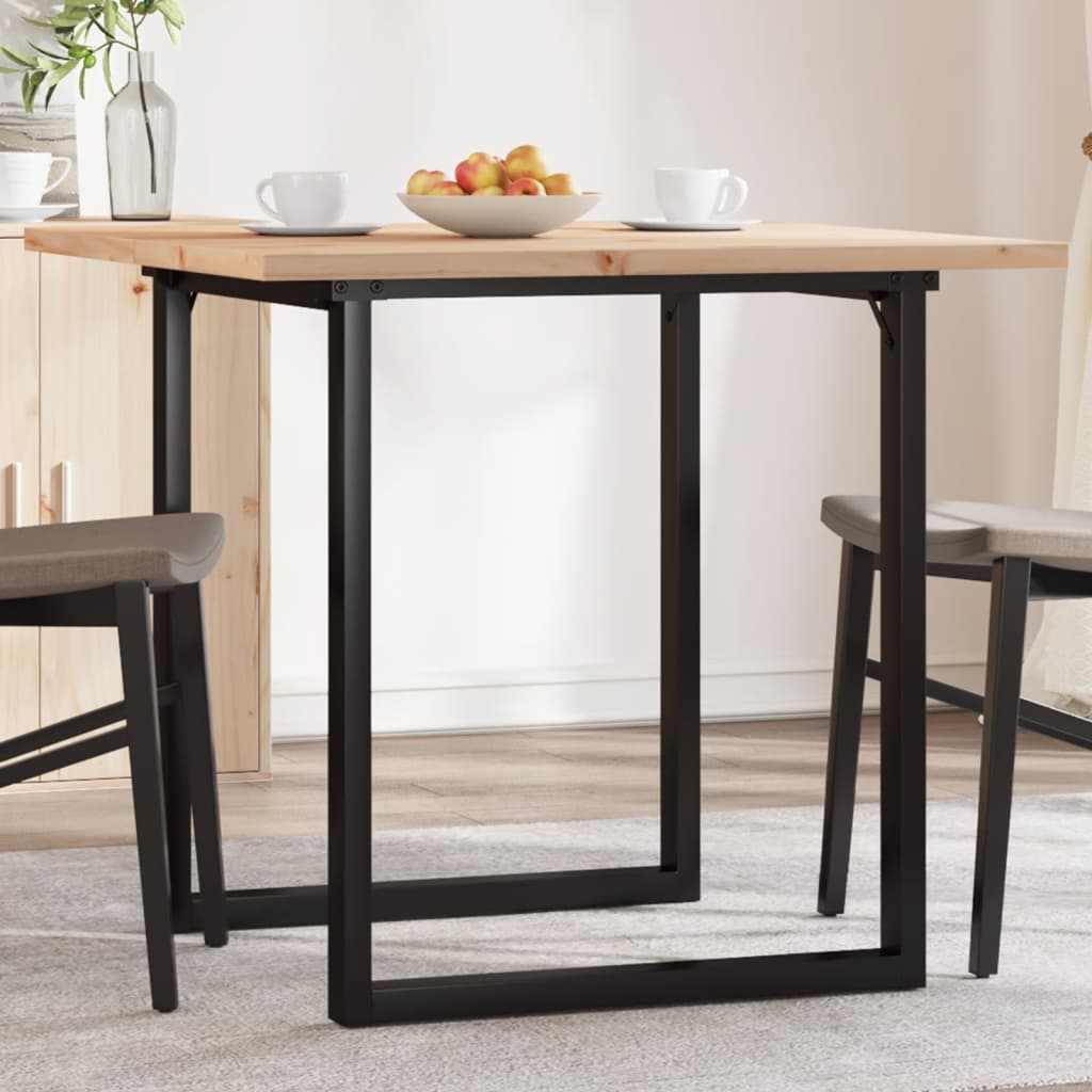 Coffee Table Solid Wood Pine And Steel