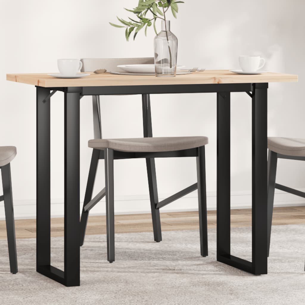 Coffee Table Solid Wood Pine And Steel