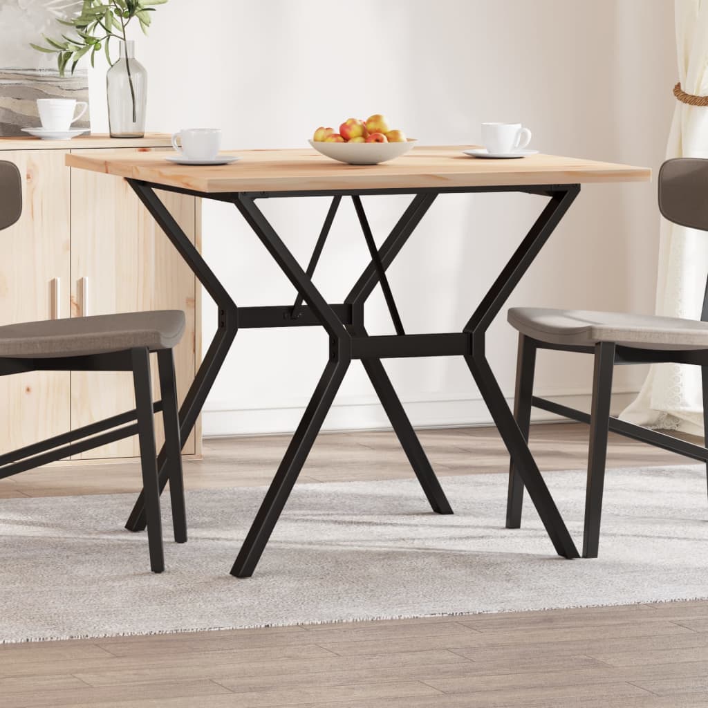 Coffee Table Solid Wood Pine And Steel