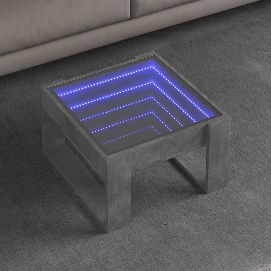 Coffee Table With Infinity Led 70X53X30 Cm