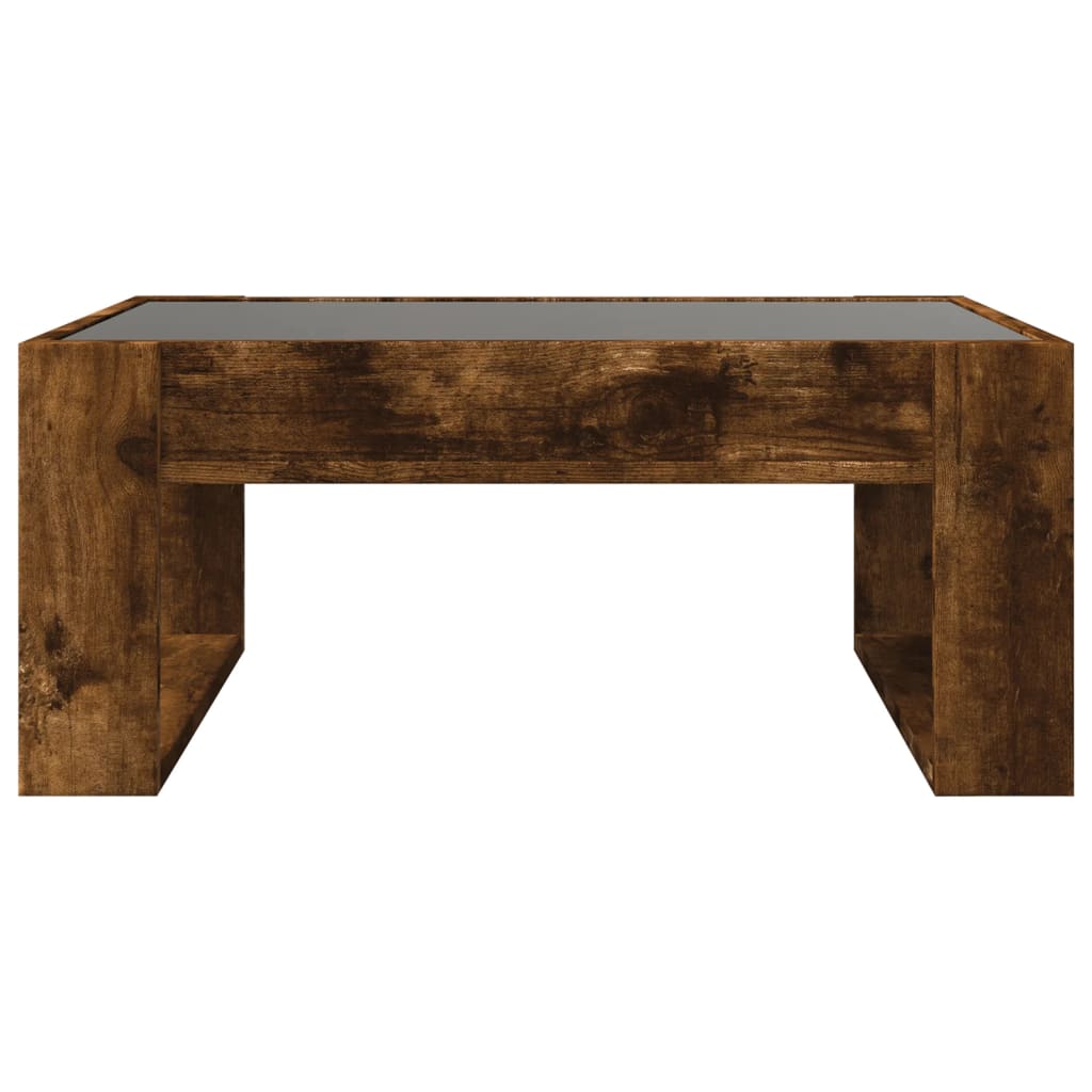 Coffee Table With Infinity Led 70X53X30 Cm