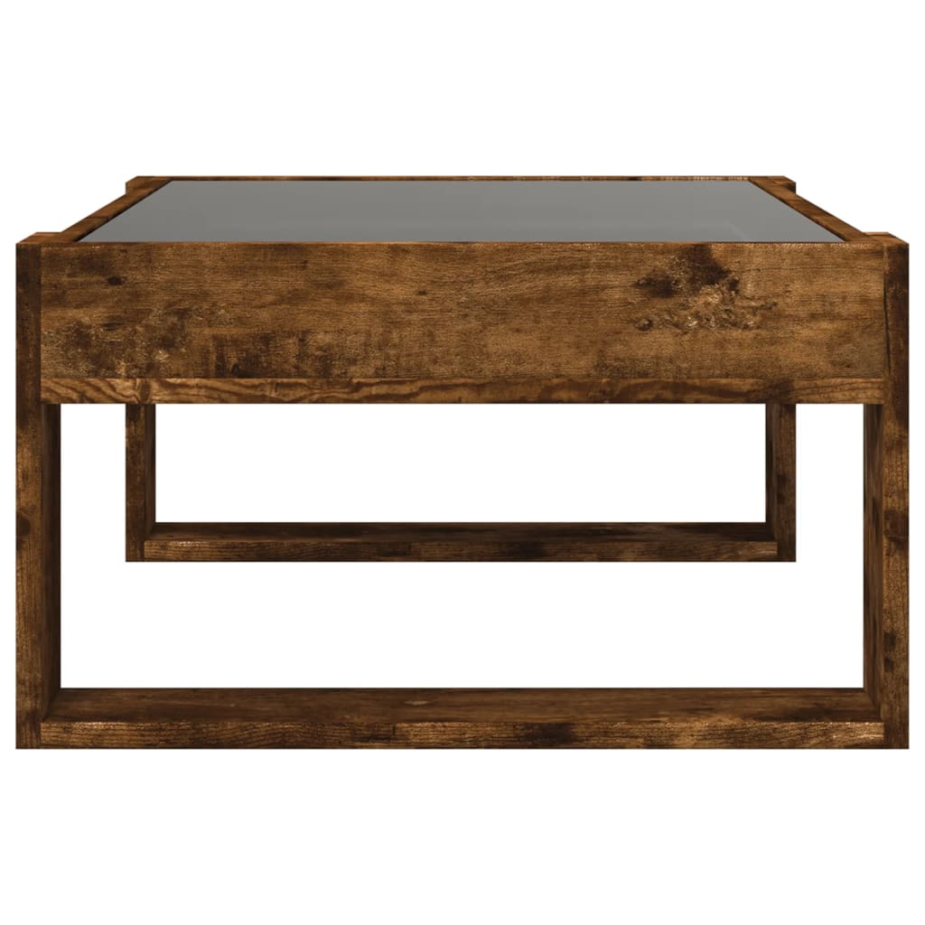 Coffee Table With Infinity Led 70X53X30 Cm