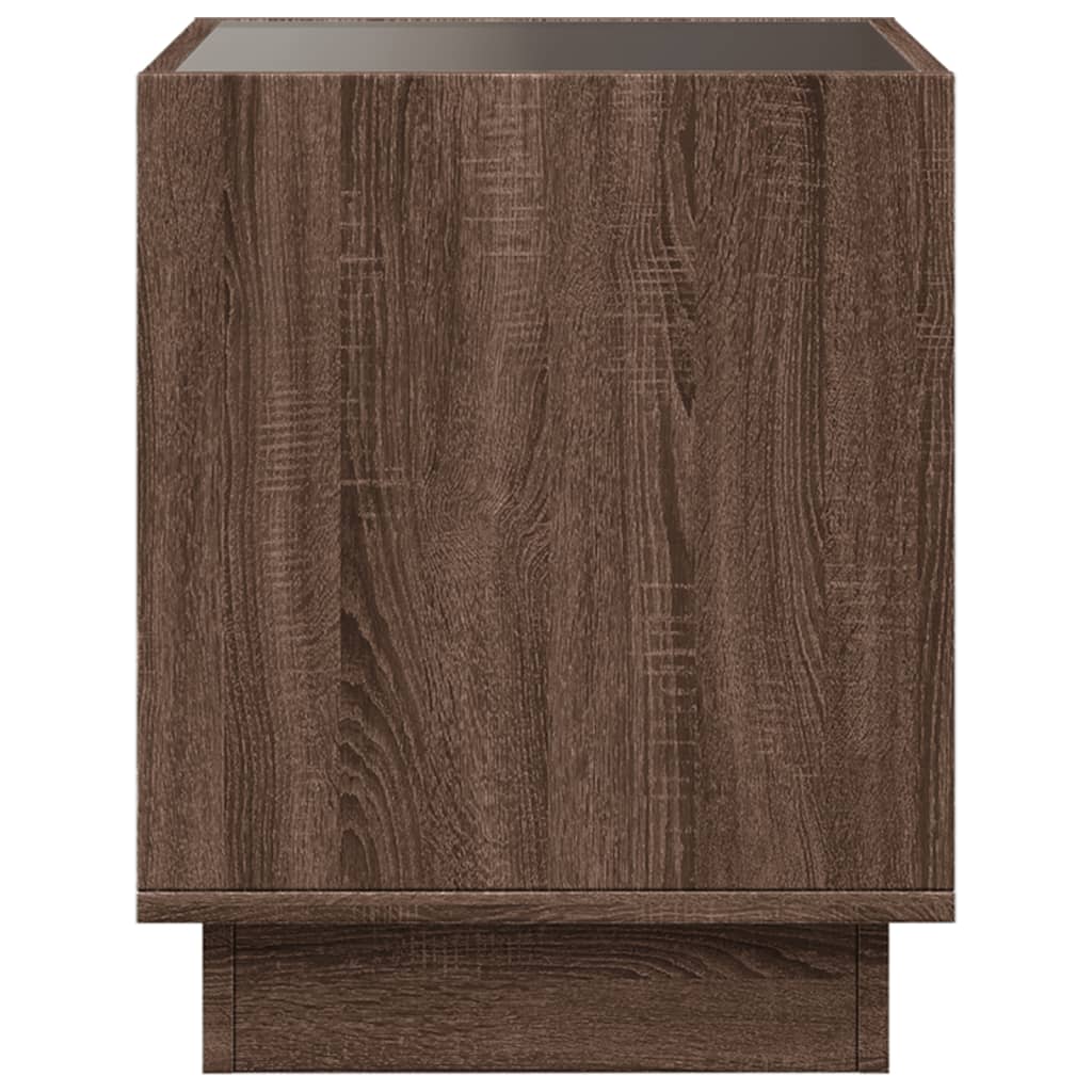 Coffee Table With Infinity Led 50X50X