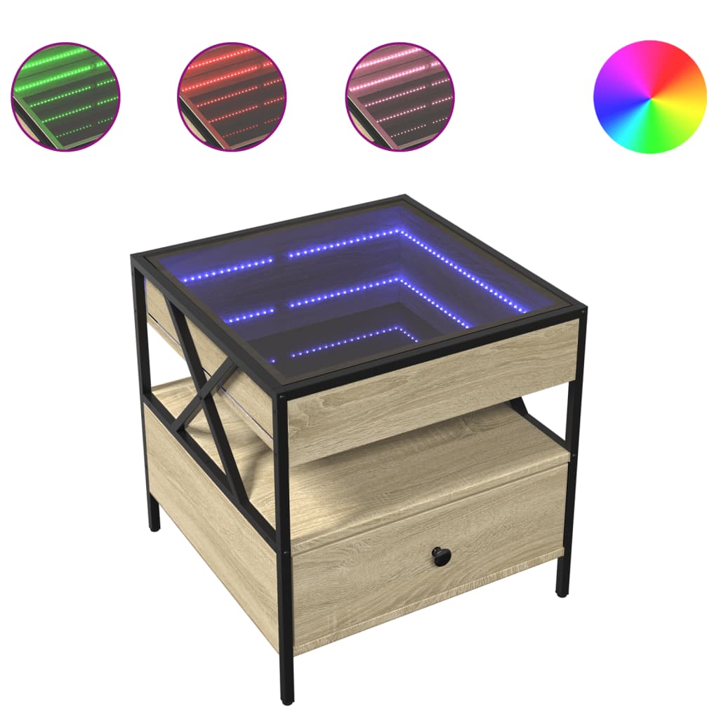 Coffee Table With Infinity Led