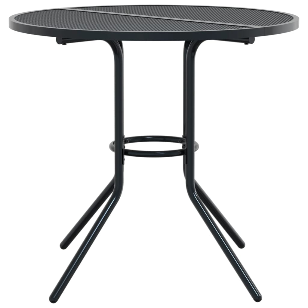 Stackable Garden Chair Set 5 Pcs Anthracite Powder-Coated Steel