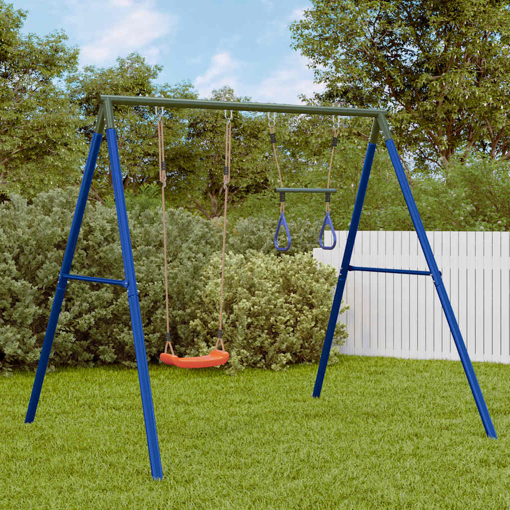 Outdoor Swing Set With Swing. Ladder. Disc Swing