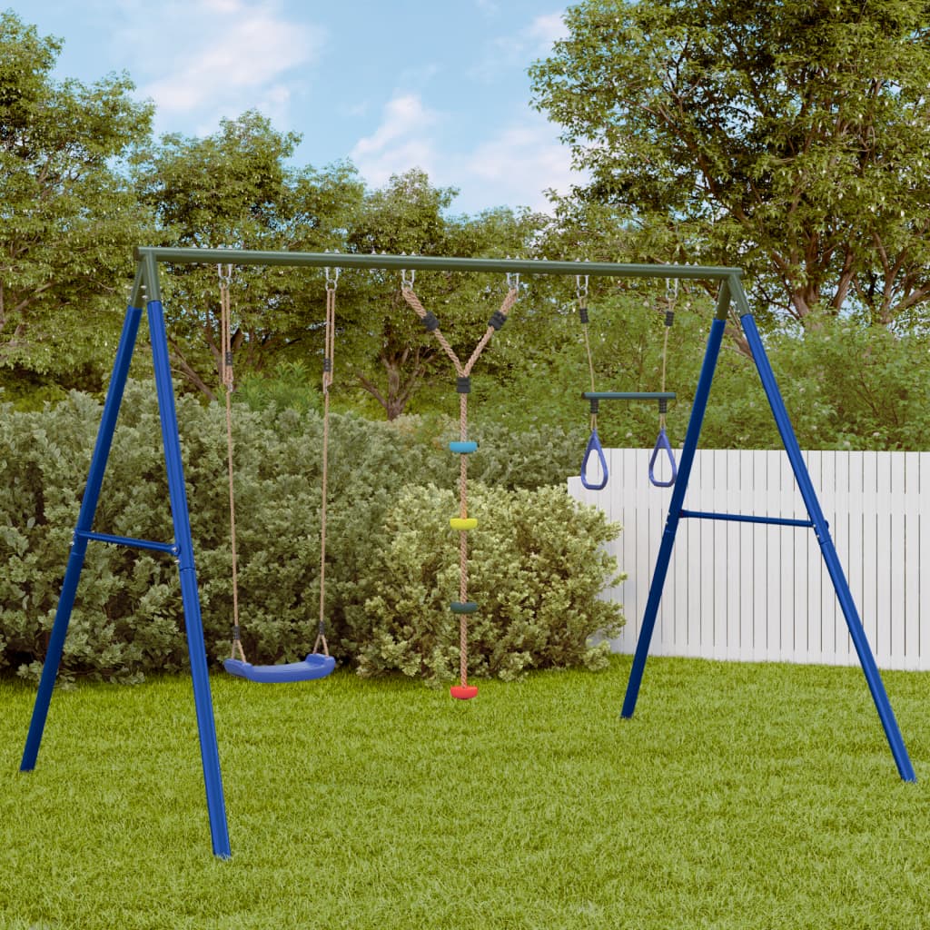 Outdoor Swing Set With Swing. Ladder. Disc Swing