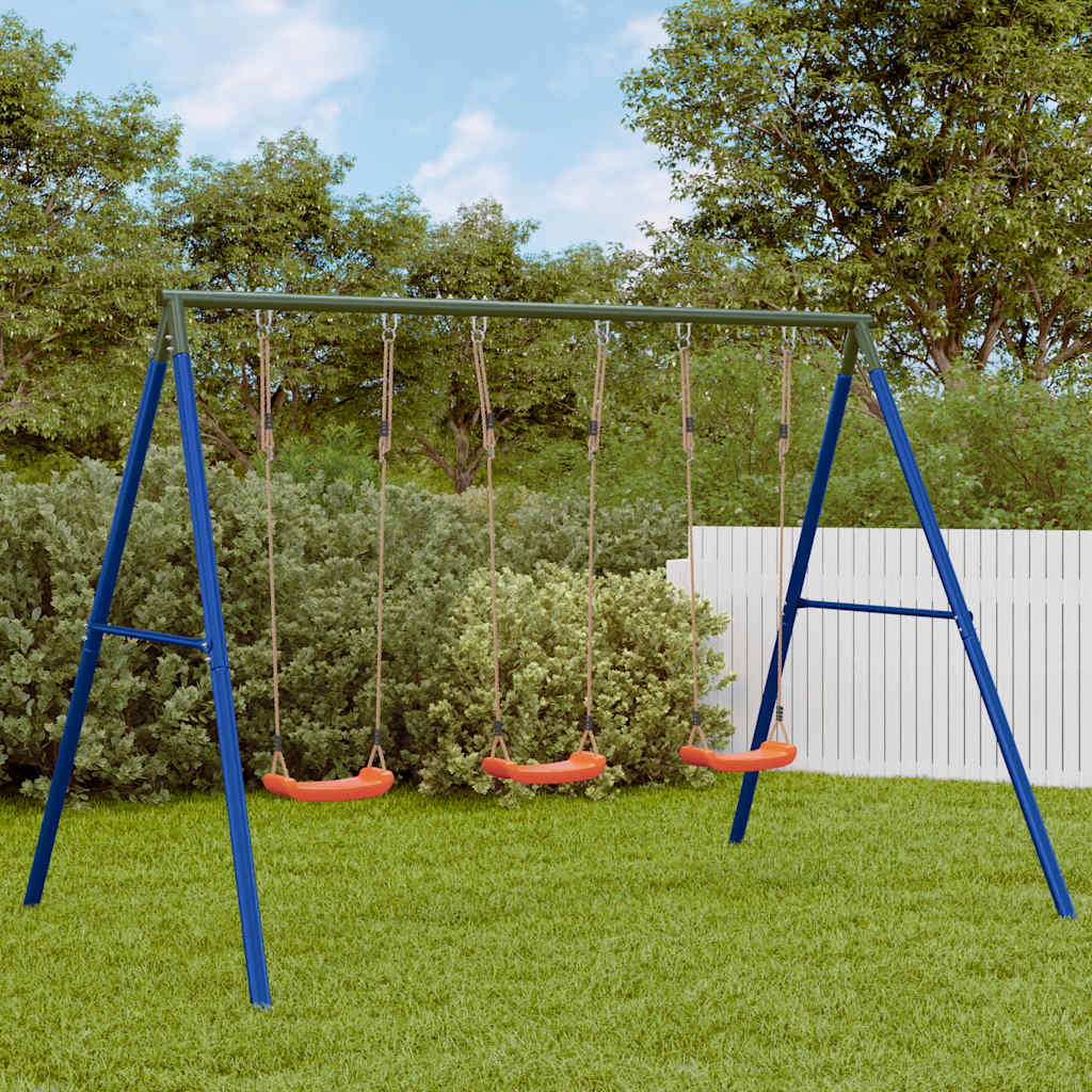 Outdoor Swing Set With Swing. Ladder. Disc Swing