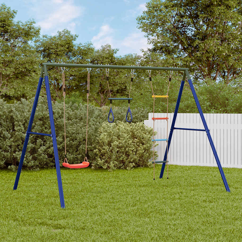 Outdoor Swing Set With Swing. Ladder. Disc Swing