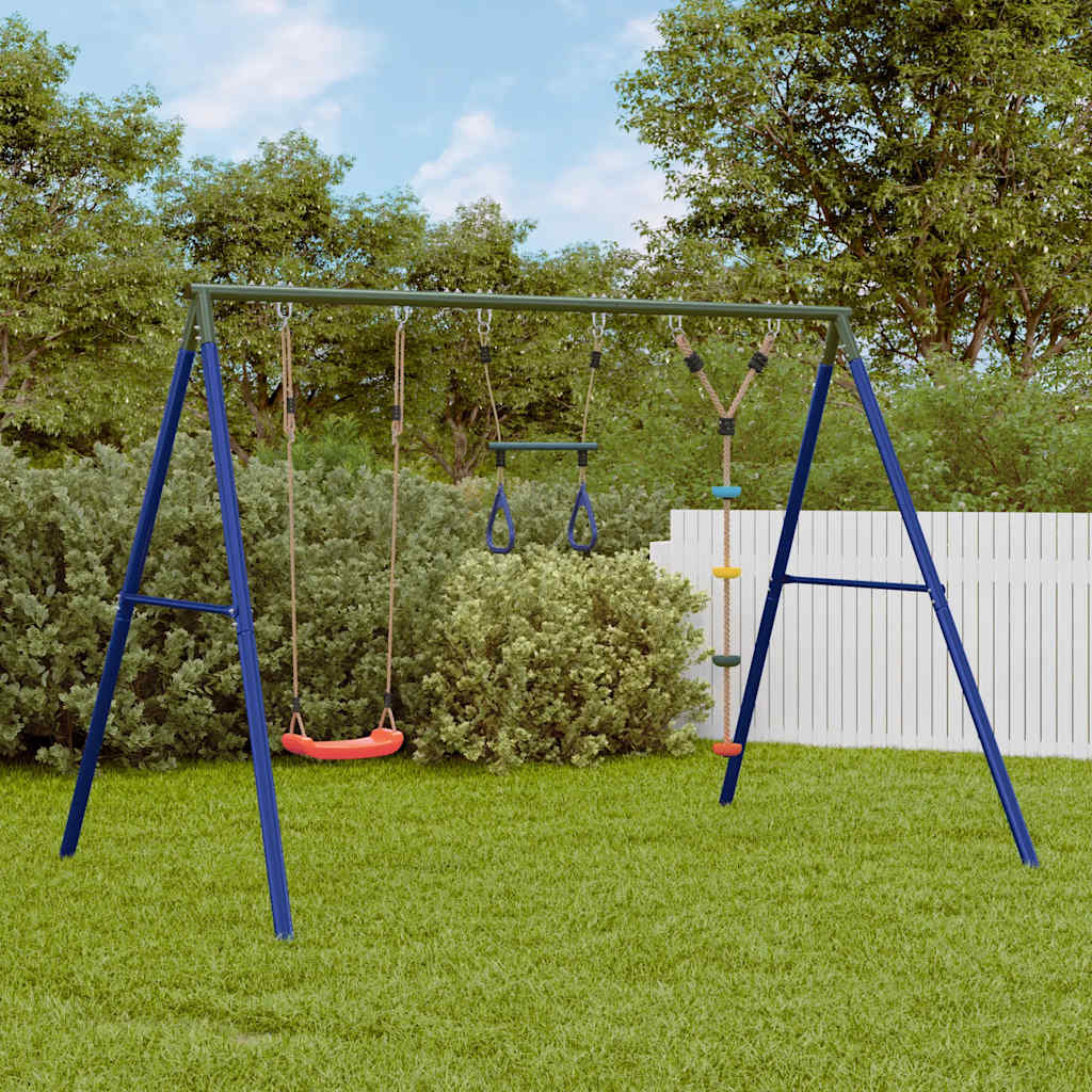 Outdoor Swing Set With Swing. Ladder. Disc Swing