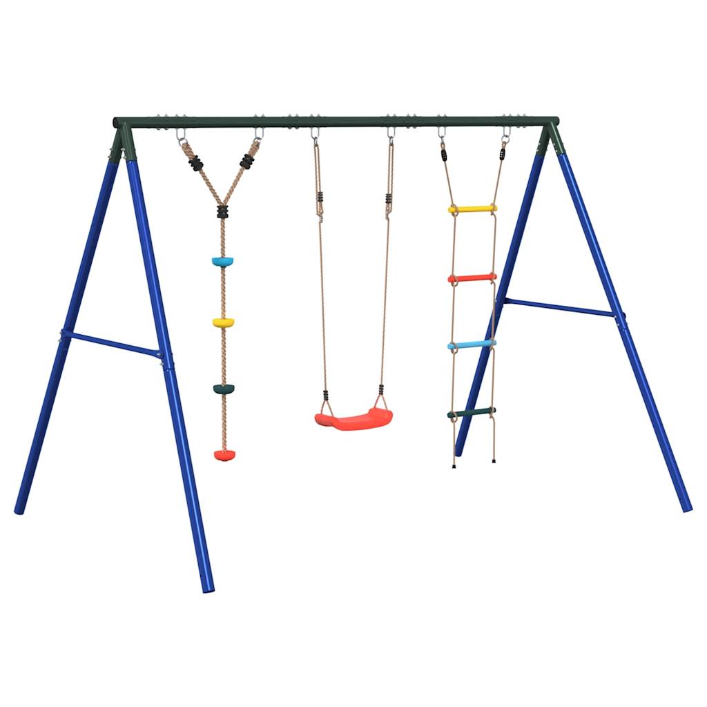 Outdoor Swing Set With Swing. Ladder. Disc Swing
