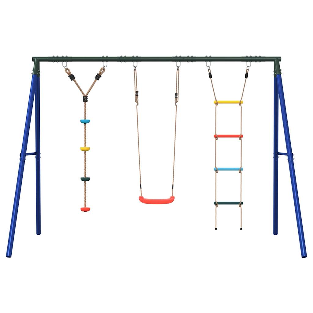 Outdoor Swing Set With Swing. Ladder. Disc Swing