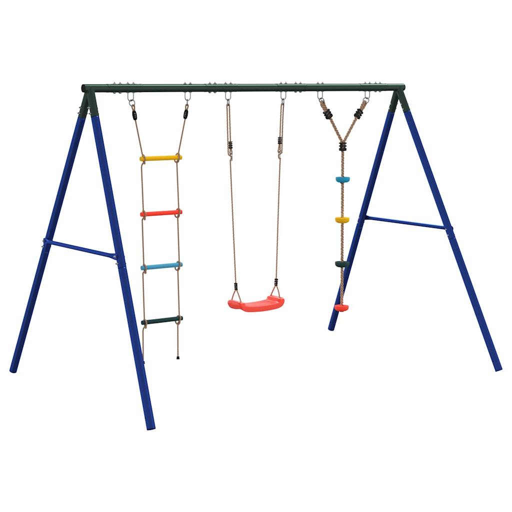 Outdoor Swing Set With Swing. Ladder. Disc Swing