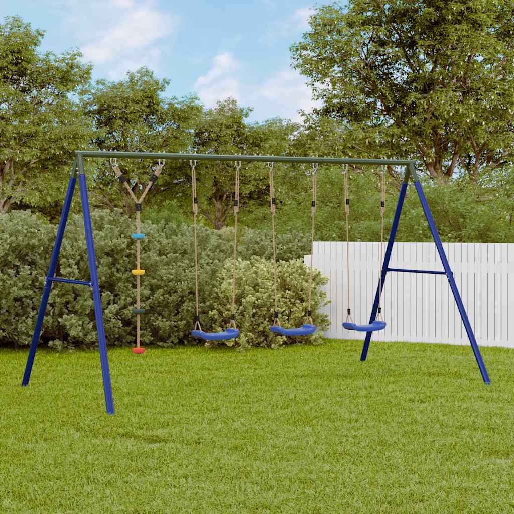 Outdoor Swing Set With Swing. Ladder. Disc Swing