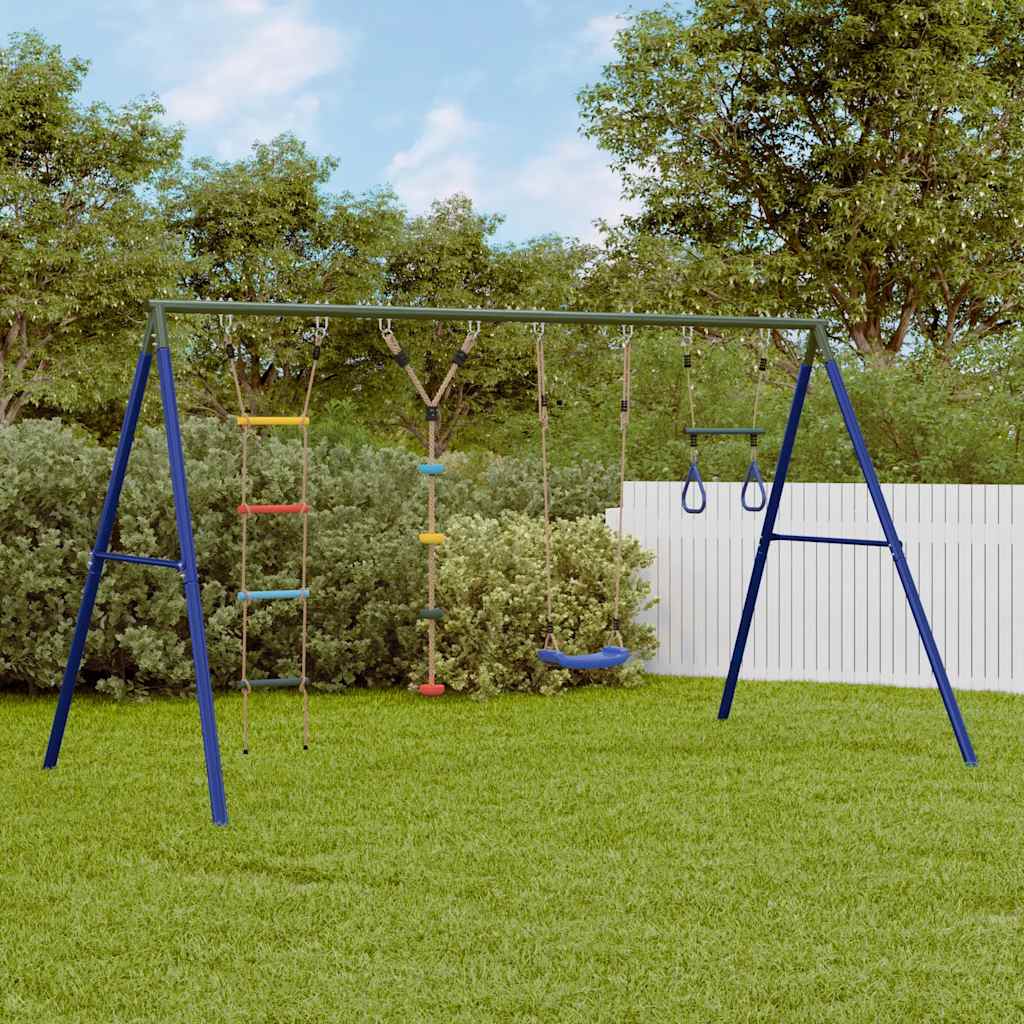 Outdoor Swing Set With Swing. Ladder. Disc Swing