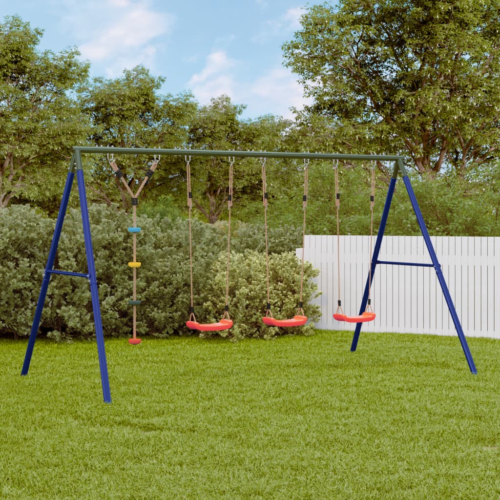 Outdoor Swing Set With Swing. Ladder. Disc Swing