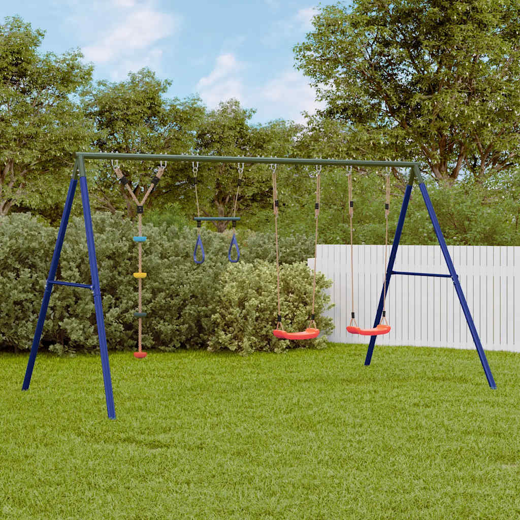 Outdoor Swing Set With Swing. Ladder. Disc Swing