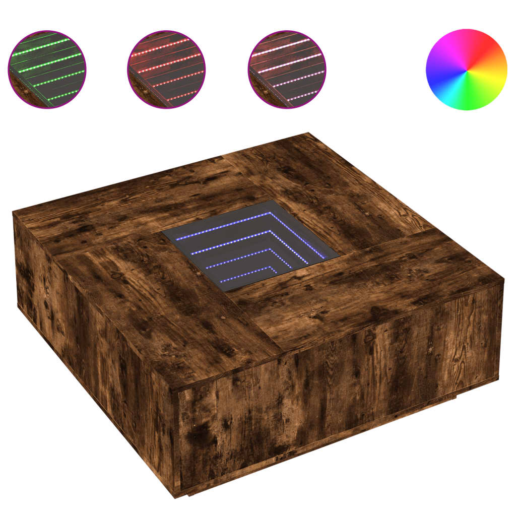 Coffee Table With Infinity Led