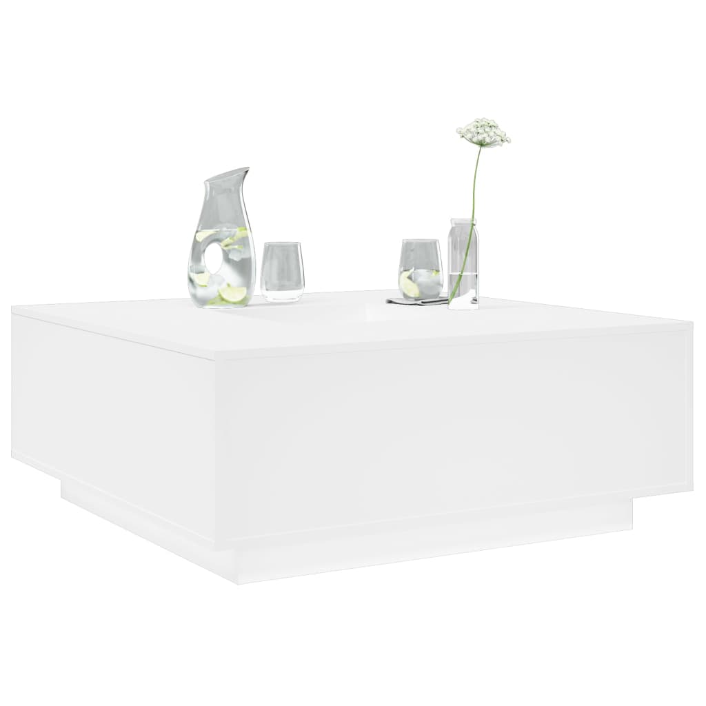 Coffee Table 100X100X40 Cm Engineered Wood Sonoma Oak Brown Oak Concrete Grey 10