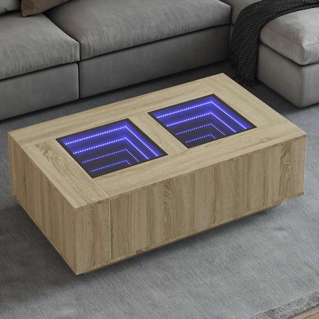 Coffee Table With Infinity Led