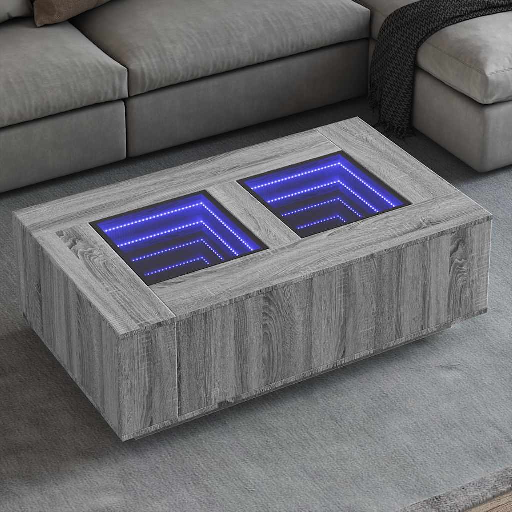 Coffee Table With Infinity Led