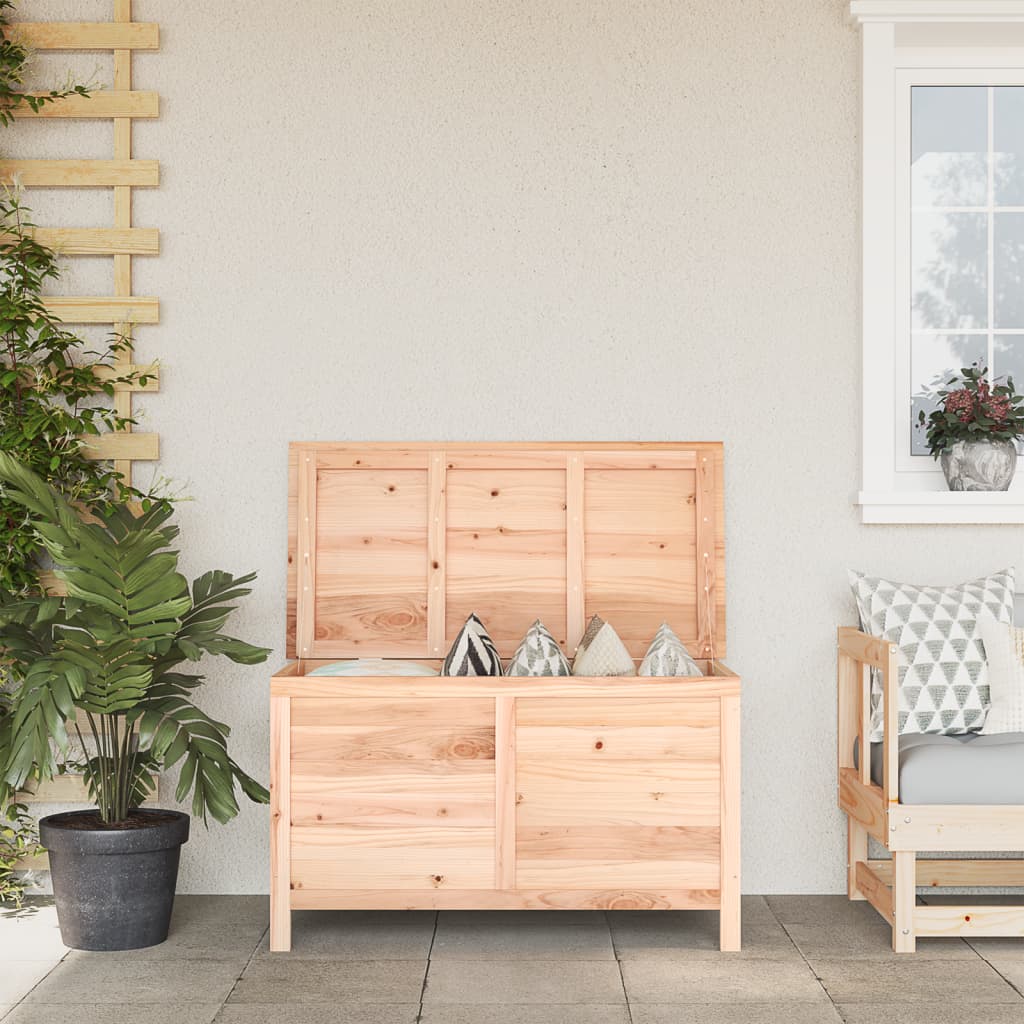 Garden Storage Box Brown Solid Wood Fir