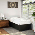 Bed Frame Without Mattress Black Super King Faux Leather