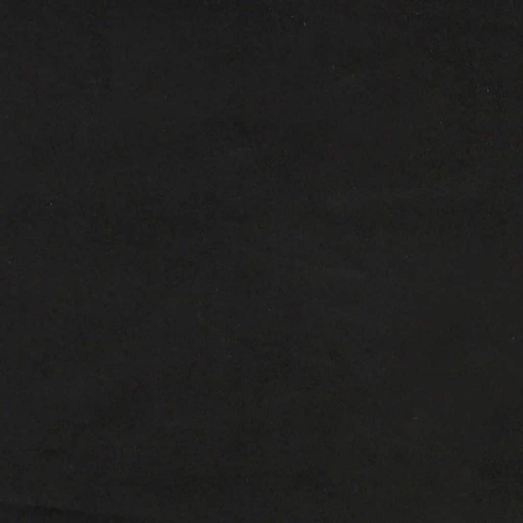 Bed Frame Without Mattress Single Velvet Black Dark Grey Velvet (100% Polyester)