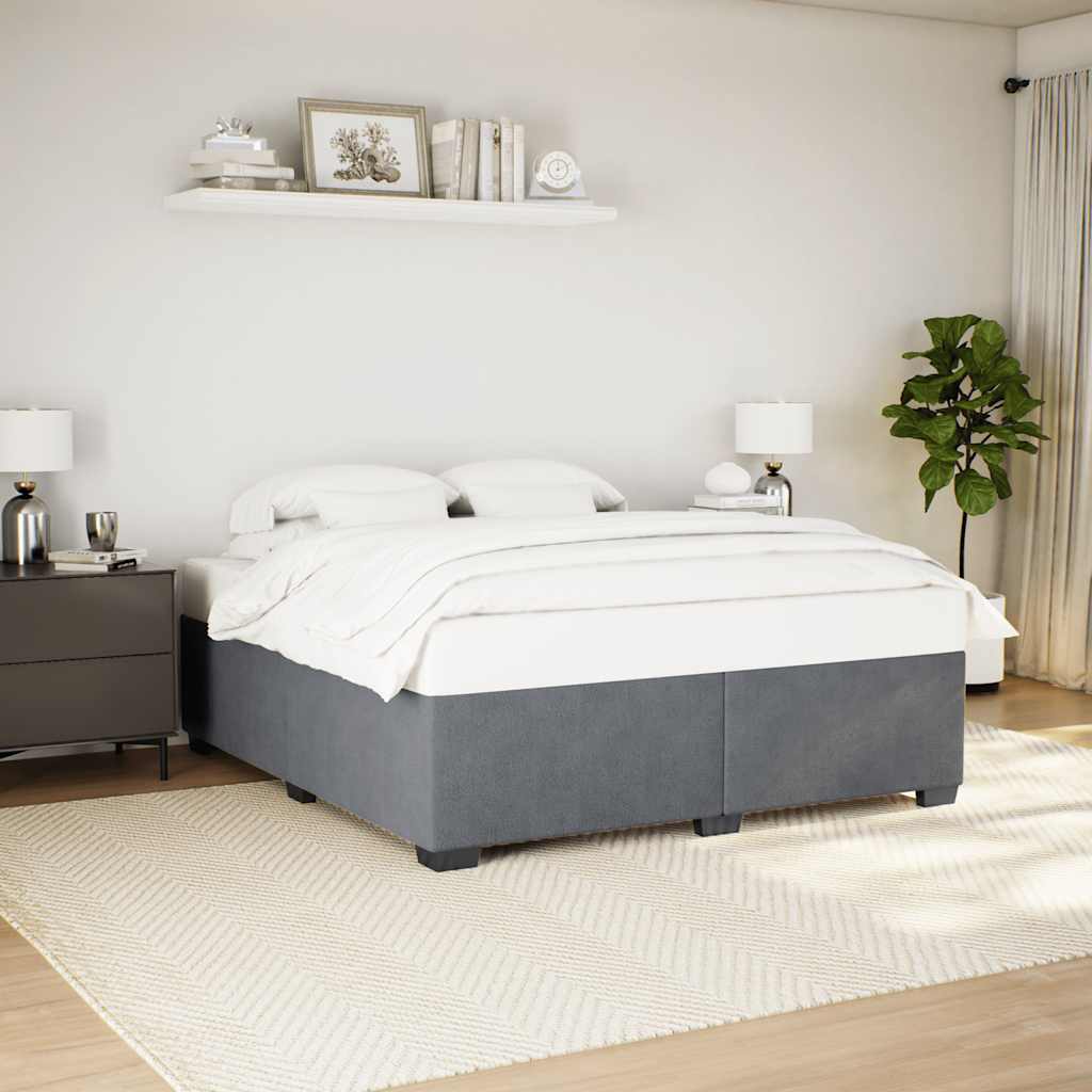 Bed Frame Without Mattress  Single Velvet