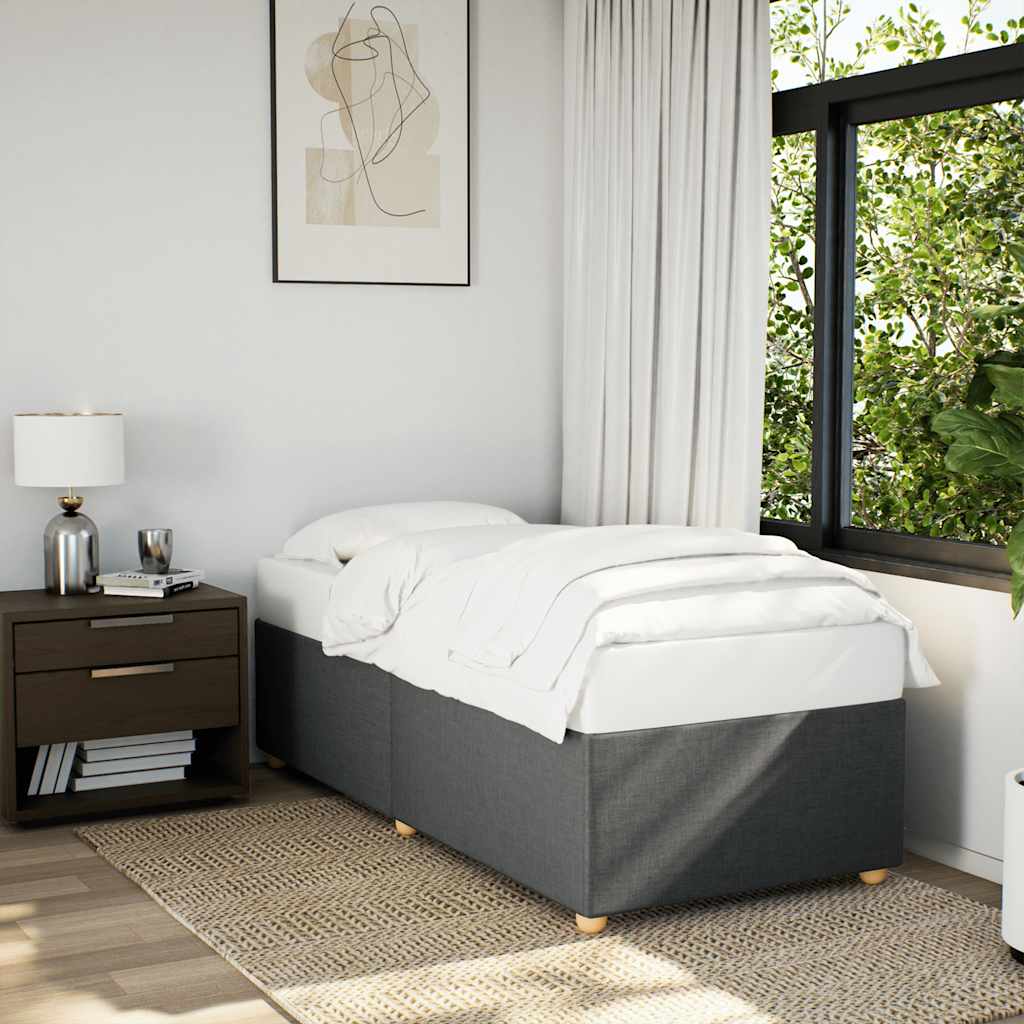 Bed Frame Without Mattress  Single Fabric