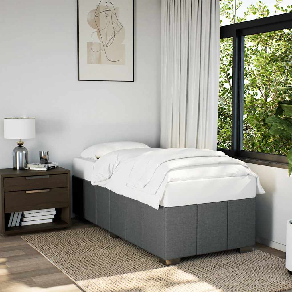 Bed Frame Without Mattress Double Fabric