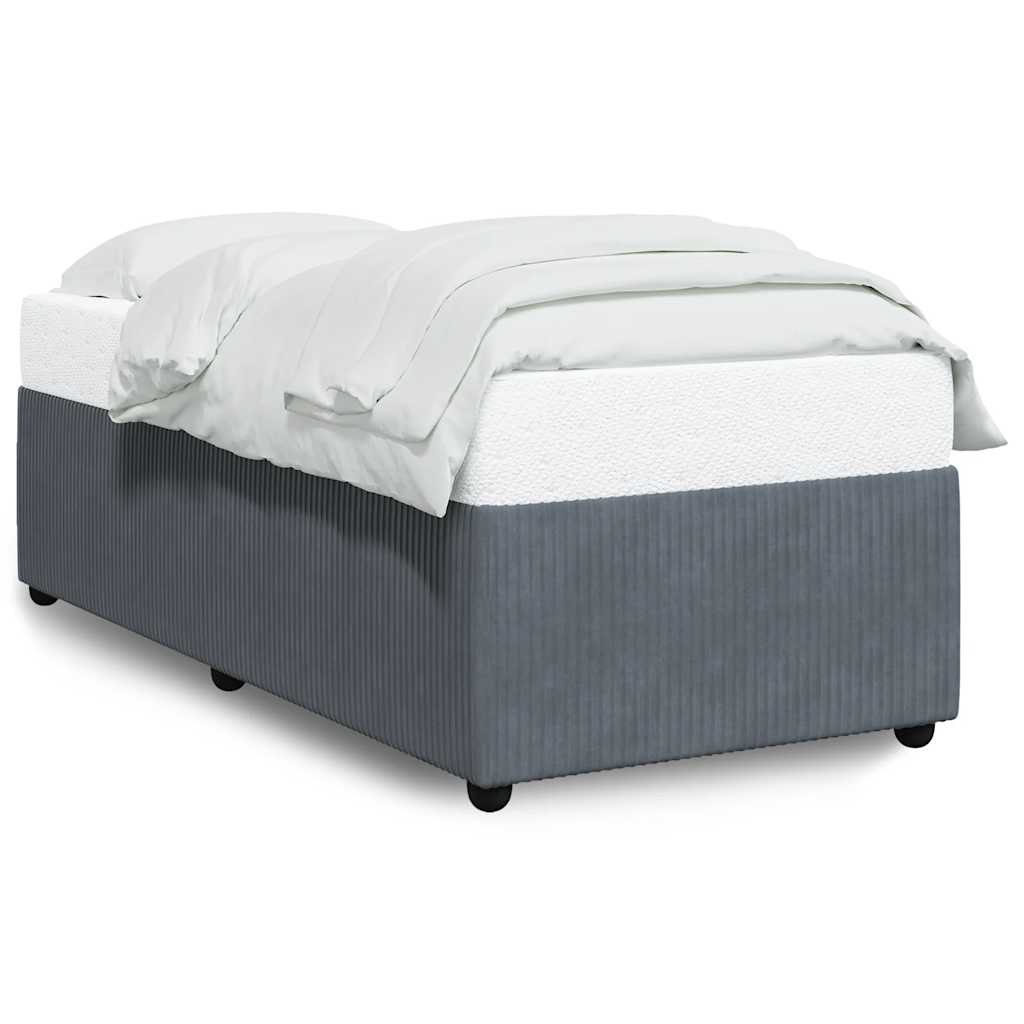 Bed Frame Without Mattress Super King Velvet black dark grey plywood single 200
