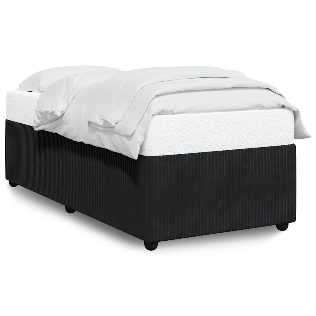 Bed Frame Without Mattress Super King Velvet black dark grey plywood single 200