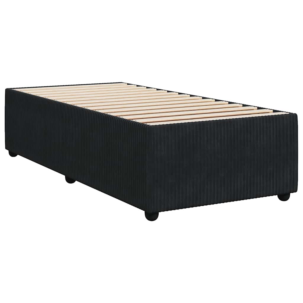 Bed Frame Without Mattress Super King Velvet black dark grey plywood single 200