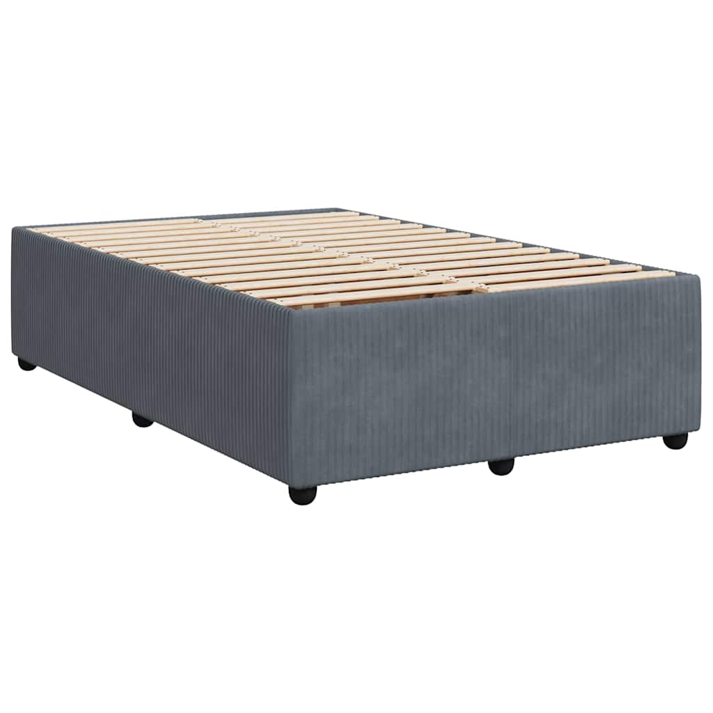 Bed Frame Without Mattress Super King Velvet black dark grey plywood single 200