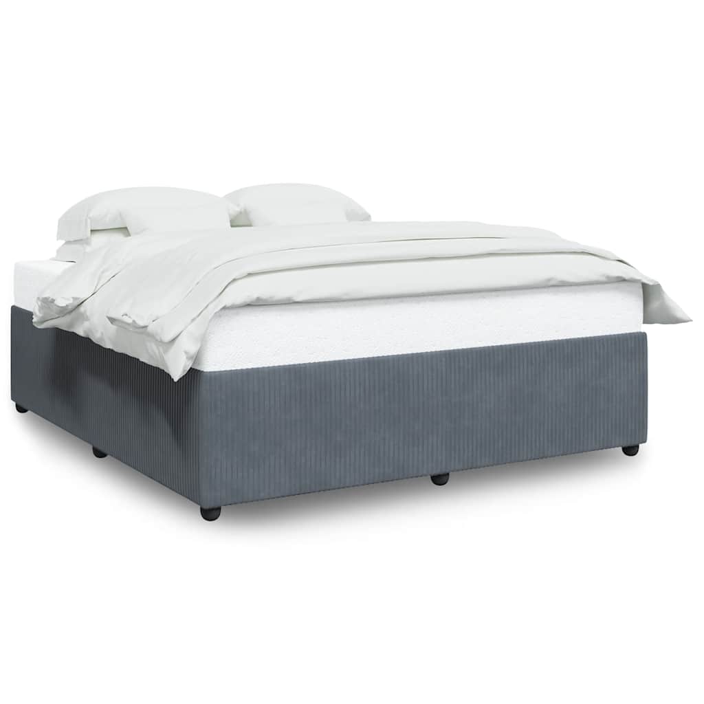 Bed Frame Without Mattress Super King Velvet