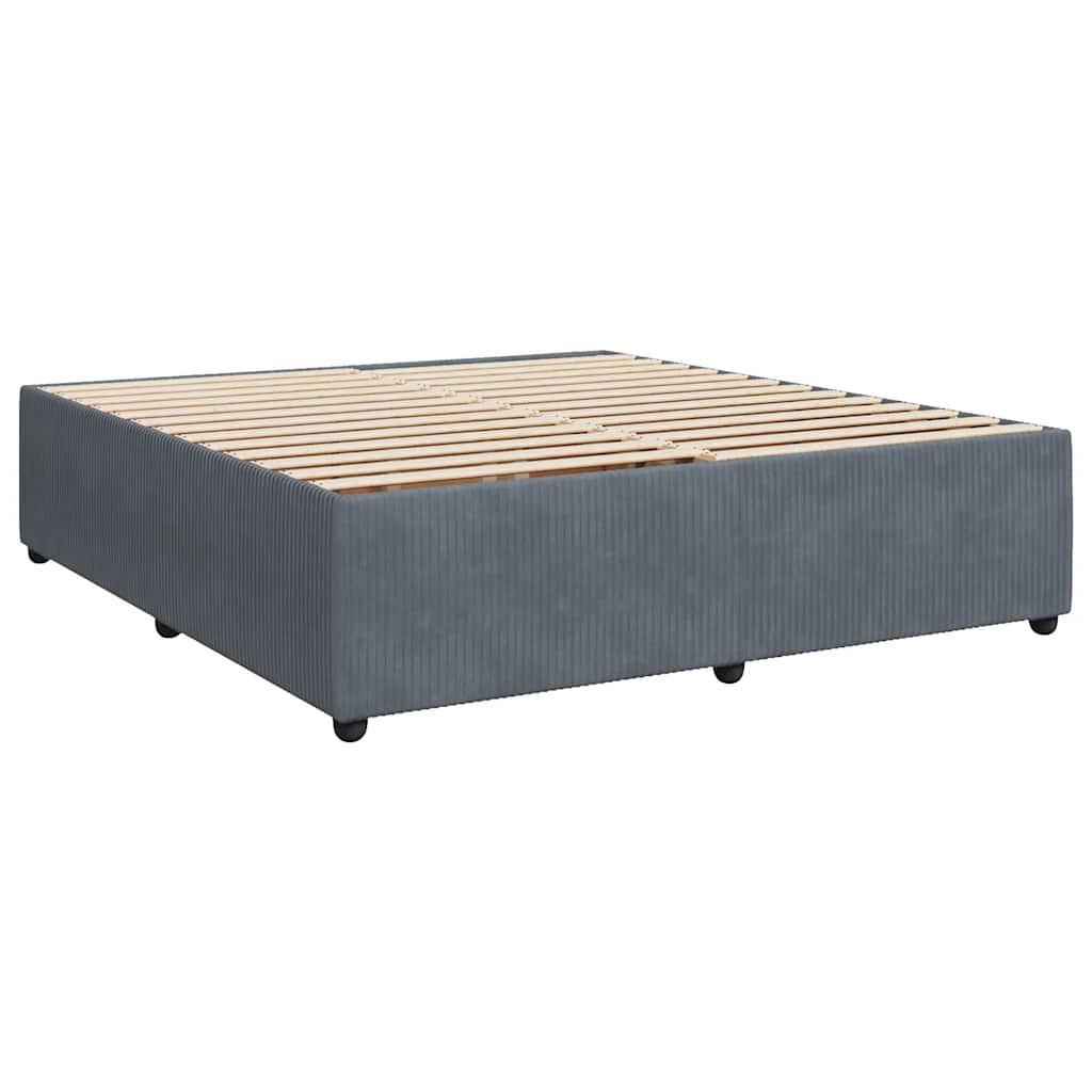 Bed Frame Without Mattress Super King Velvet
