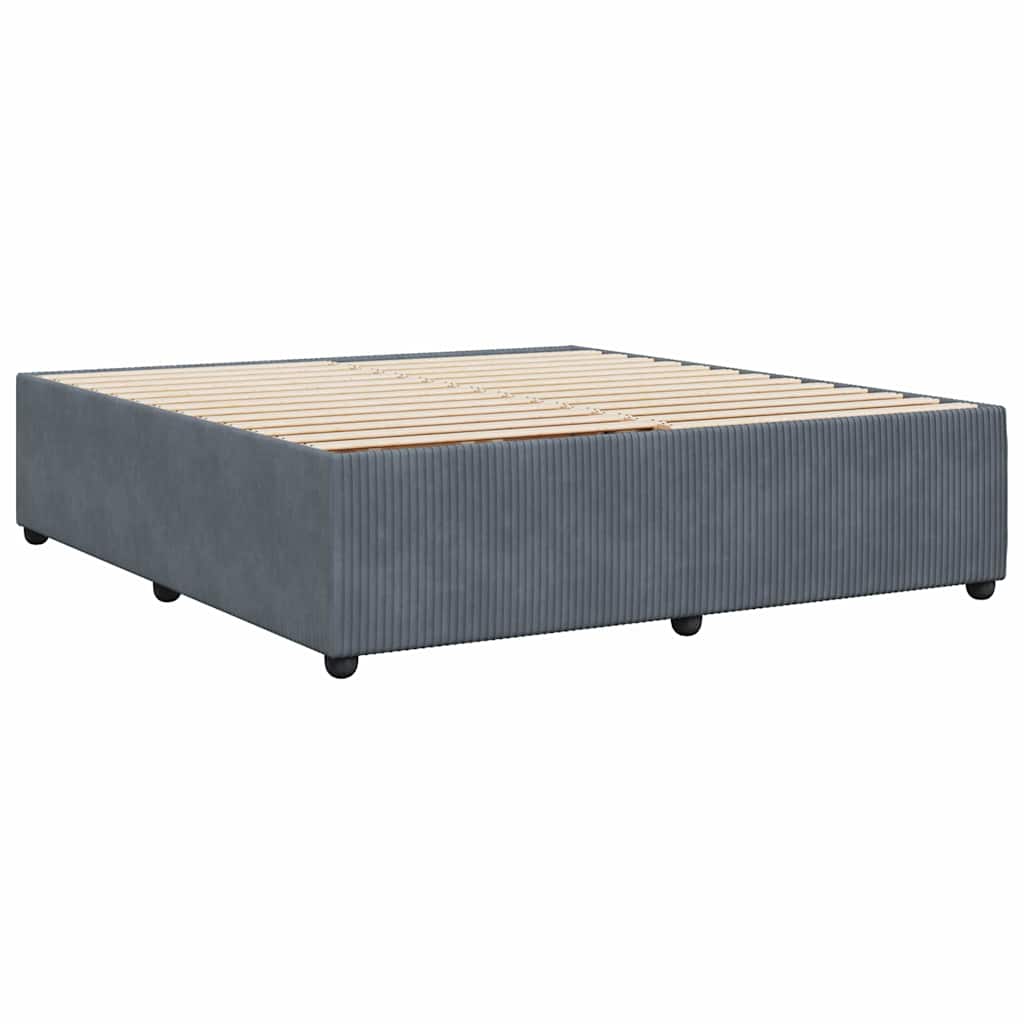 Bed Frame Without Mattress Super King Velvet