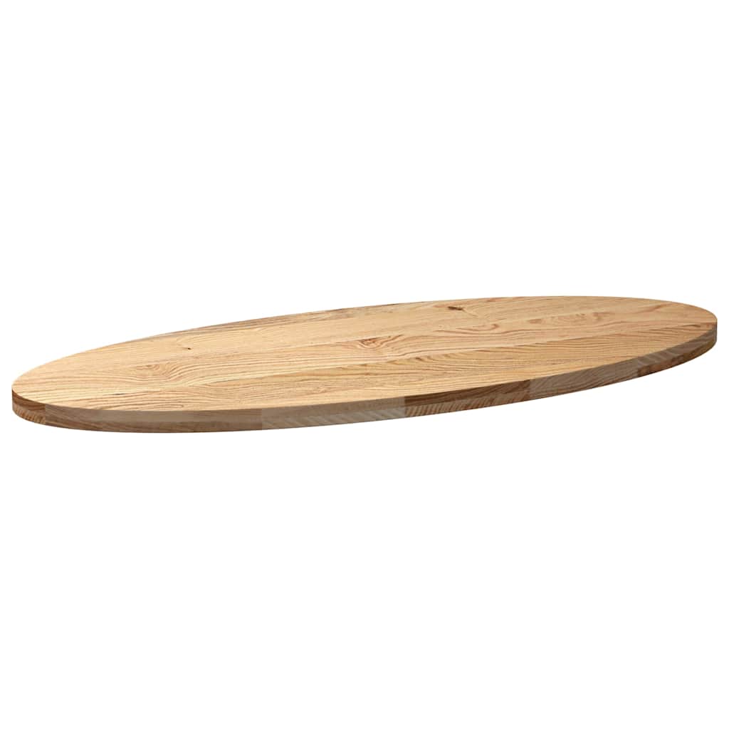 Table Top Solid Wood Oak Oval