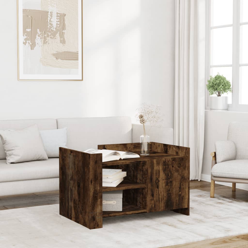 Coffee Table 80X50X50 Cm Engineered Wood