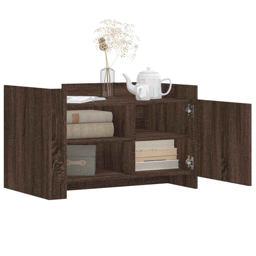 Coffee Table 80X50X50 Cm Engineered Wood